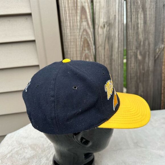 Vintage 90s Starter Michigan Wolverines Wool Snapback Hat Unisex Adult - Picture 6 of 9